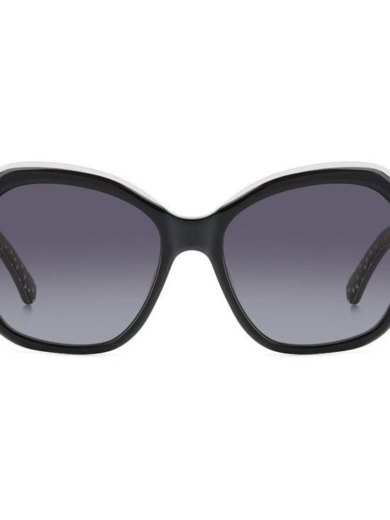 NEW KATE SPADE LOTTIE/G/S 0807WJ BLACK GREY POLARIZED AUTHENTIC SUNGLASSES main image 4